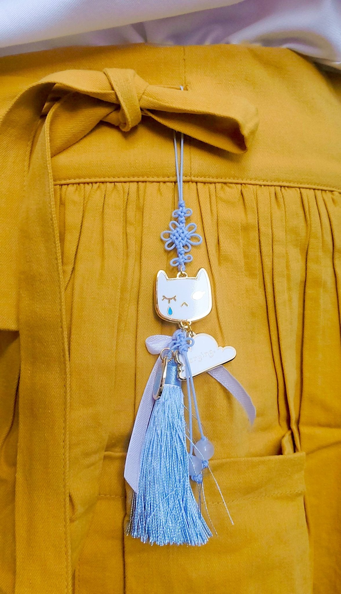 Bebi & Cloud & Tear - Handmade Norigae - CrybabyCat Studio