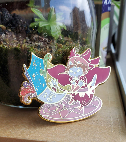 Pride 🏳️🌈 - Release!! Cardcaptor Cosplay Enamel Pin - CrybabyCat Studio