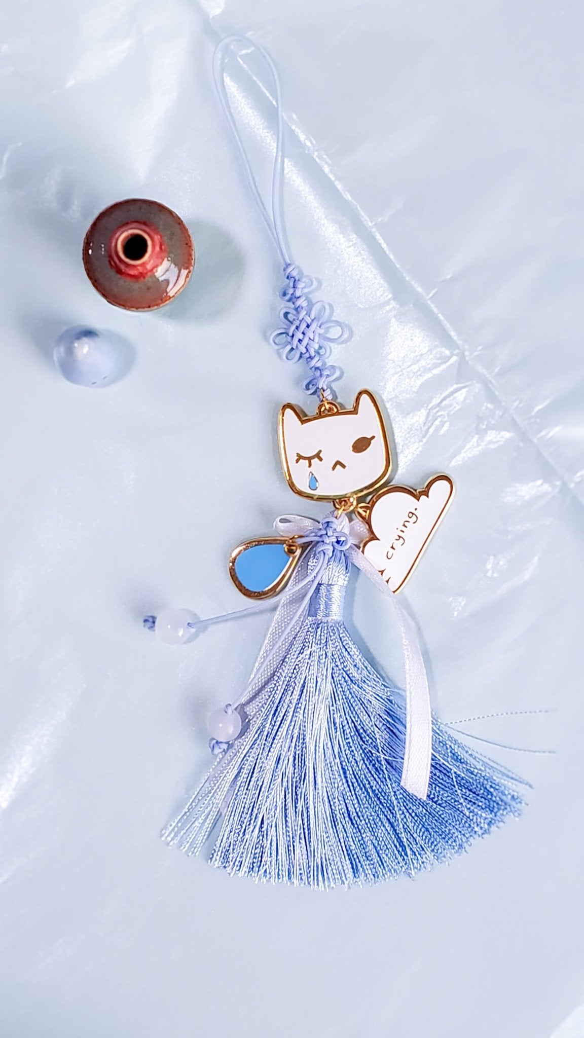 Bebi & Cloud & Tear - Handmade Norigae - CrybabyCat Studio