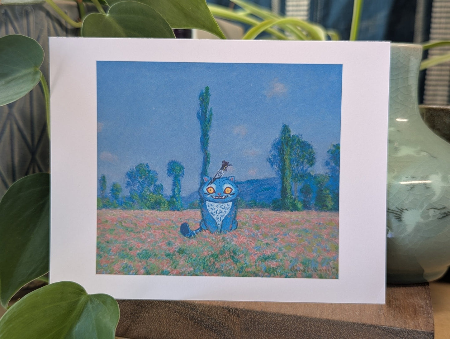 Derpy (and Sussie) in Poppy Field (Giverny) | 1890 - 91 Claude Monet Print - CrybabyCat Studio