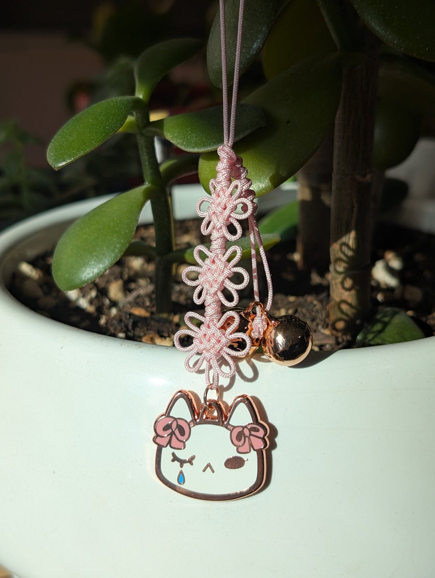 🎀 So Coquette 🎀 - Handmade Phone Charm / Keychain - CrybabyCat Studio