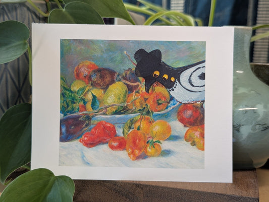 Sussie with Fruit (Still Life) | 1881 Pierre - Auguste Renoir Print - CrybabyCat Studio